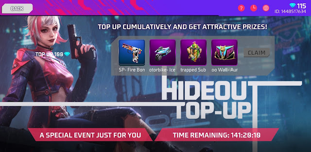 Hideout Top Up Event