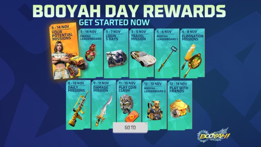 free fire max booyah day event