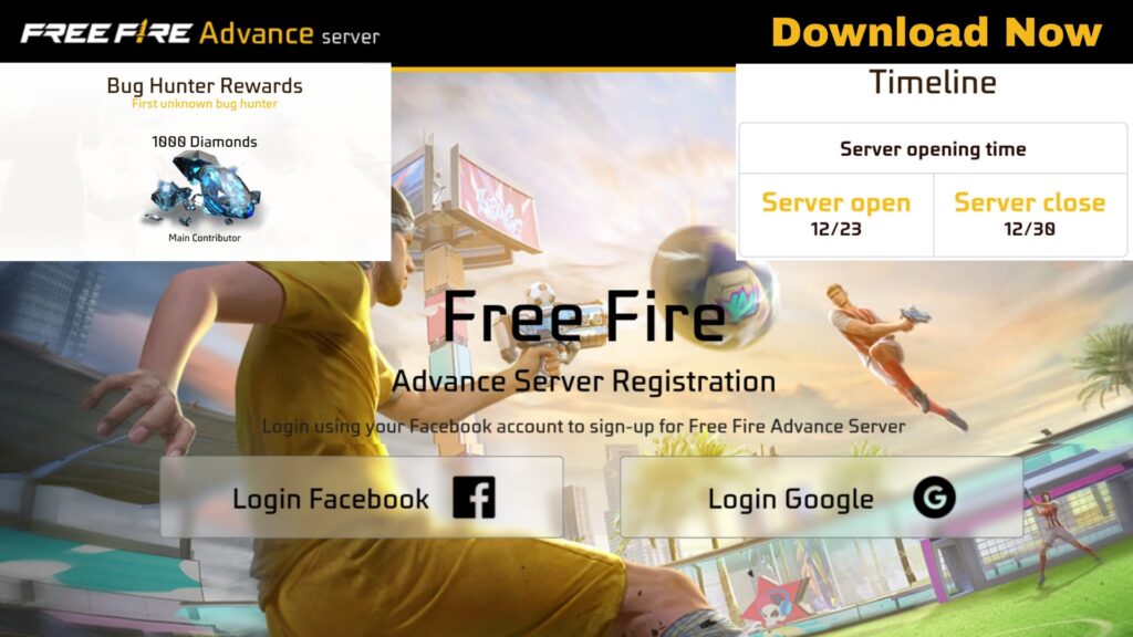 free fire advance server download