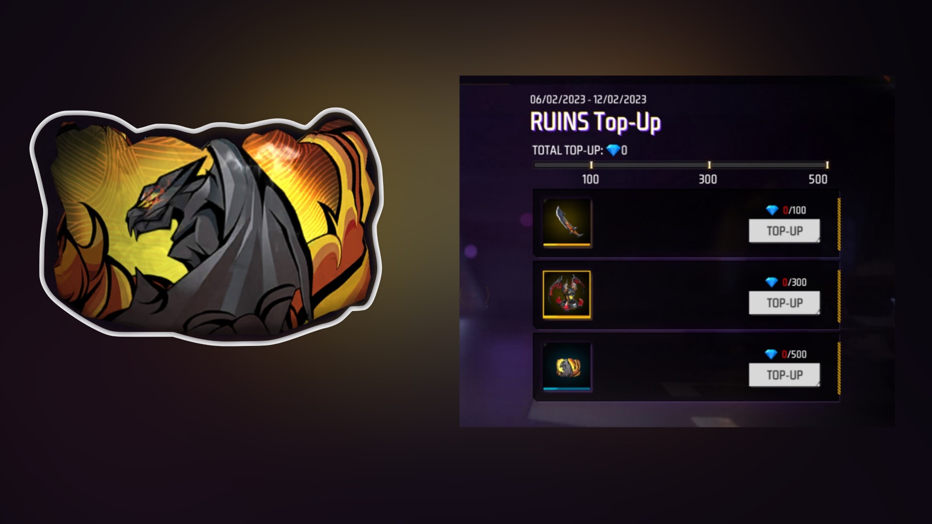 Ruins Top-Up Event