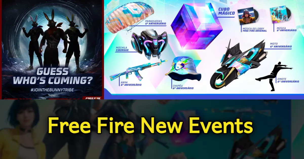 Free Fire 6th Anniversary Events