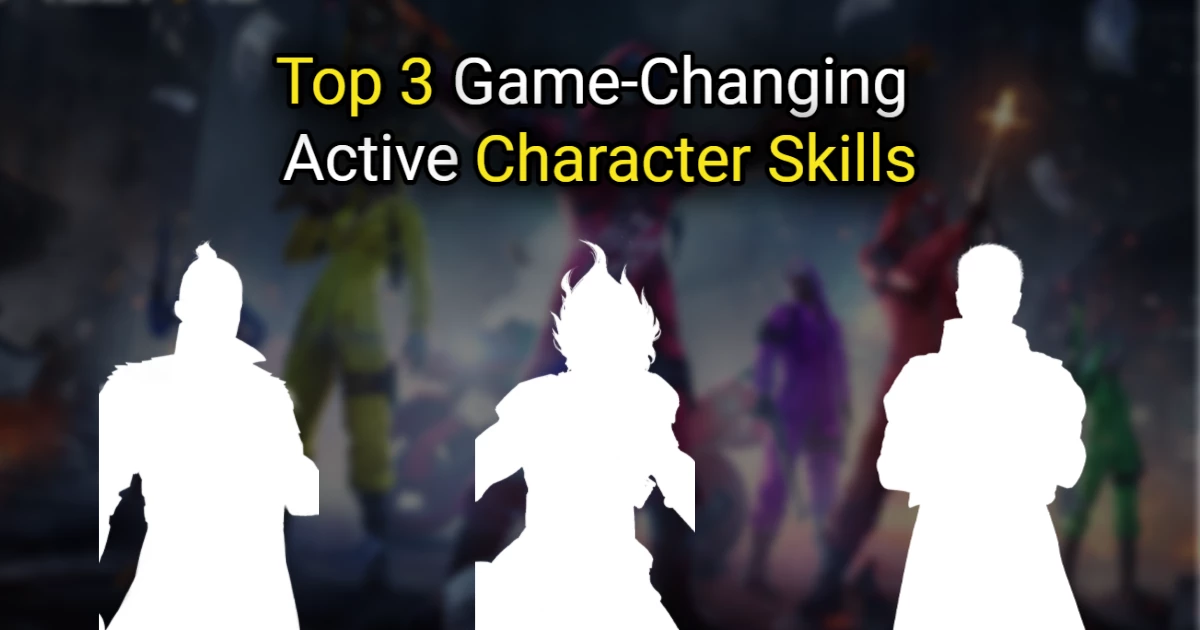 Free Fire Top 3 Active Character Skills