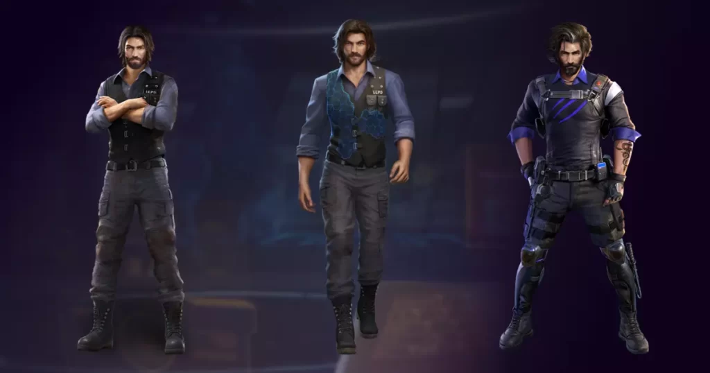 Free Fire Andrew Character design