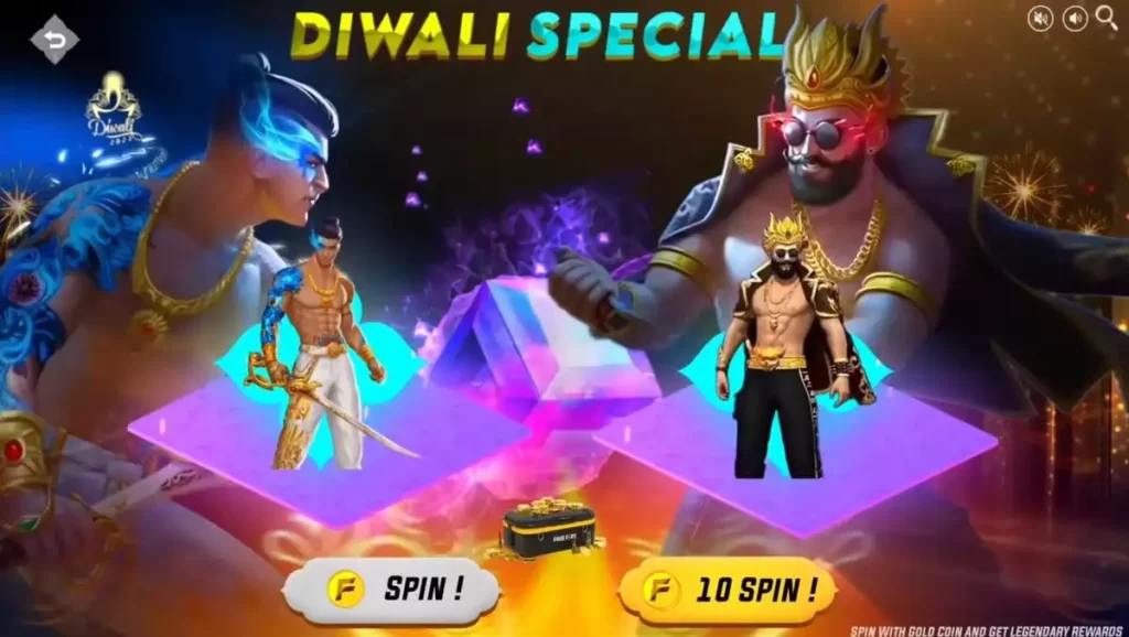 free fire diwali special event