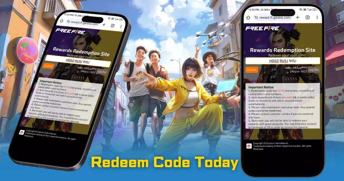 Today's Free Fire Redeem Codes - Grab Your Rewards Now!