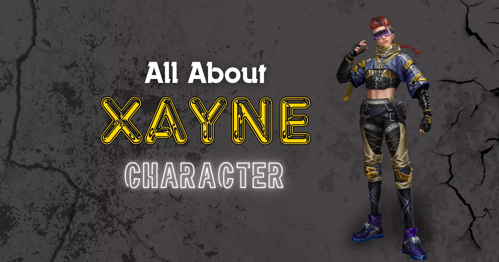 Free Fire Xayne Character Story, Ability and in game information